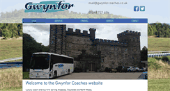 Desktop Screenshot of gwynforcoaches.co.uk