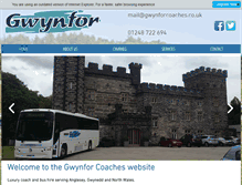 Tablet Screenshot of gwynforcoaches.co.uk